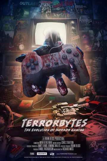 TerrorBytes: Ewolucja horrorów w grach plakat