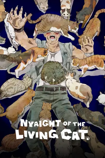Noc żyjących kotów plakat