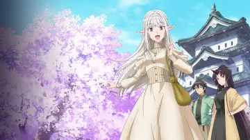 Zasłona к сериалу "Nihon e Youkoso Elf-san" #1494349