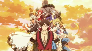 Zasłona к сериалу "Shinmai Ossan Boukensha, Saikyou Party ni Shinu Hodo Kitaerarete Muteki ni Naru" #1486894