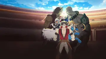 Zasłona к сериалу "Shinmai Ossan Boukensha, Saikyou Party ni Shinu Hodo Kitaerarete Muteki ni Naru" #1486897