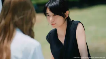 Zasłona к сериалу "彩香ちゃんは弘子先輩に恋してる" #1493633