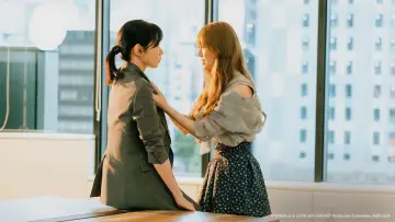 Zasłona к сериалу "彩香ちゃんは弘子先輩に恋してる" #1493634