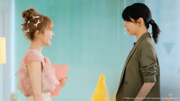 Zasłona к сериалу "彩香ちゃんは弘子先輩に恋してる" #1493657