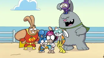 Zasłona do serialu "Super Chruper Króliki" #1506156