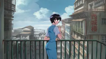 Zasłona к сериалу "Kowloon Generic Romance" #1446440