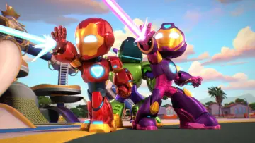 Zasłona к сериалу "Iron Man i super ekipa" #1422939