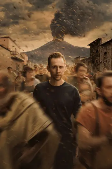 Plakat к сериалу "Pompeje: podróż w czasie z Tomem Hiddlestonem" #1404641