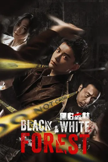 黑白森林 plakat