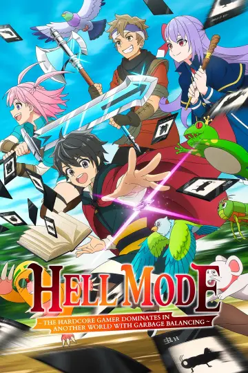 HELL MODE: The Hardcore Gamer Dominates in Another World with Garbage Balancing plakat
