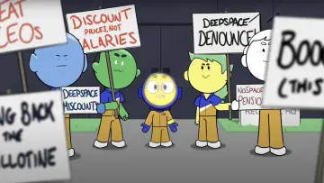 Zasłona do serialu "Deep Space Discounts" #1586321