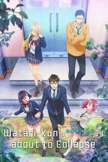 Watari-kun no xx ga Houkai Sunzen plakat