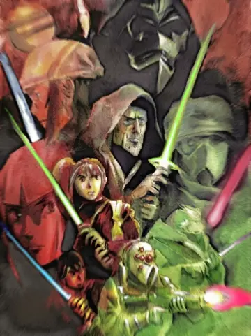 Plakat к сериалу "Gwiezdne wojny: Wizje – Dziewiąty Jedi" #1304744