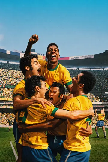 Plakat do serialu "Brazylia 1970: Trzecie mistrzostwo" #1445857