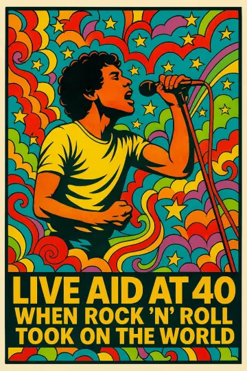 Plakat do serialu "Live Aid po 40 latach: Kiedy rock ’n’ roll podbił świat" #1605395