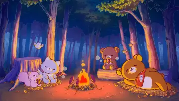 Zasłona do serialu "Rilakkuma" #1915990