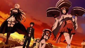 Zasłona к сериалу "Sekirei" #1306050