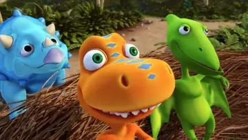 Zasłona к сериалу "Dinopociąg" #1353821