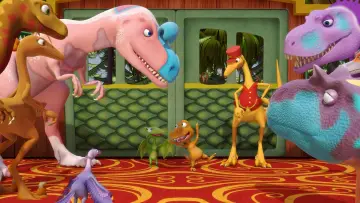 Zasłona к сериалу "Dinopociąg" #1353823