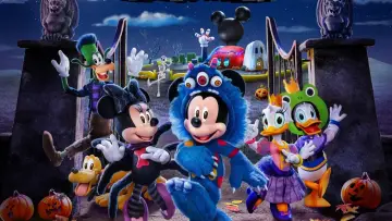 Zasłona do serialu "Świąteczne piosenki Myszki Miki i Minnie: Halloween" #1559954