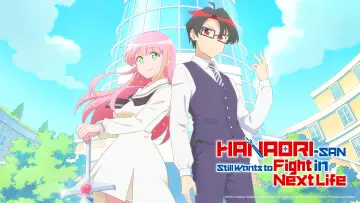 Zasłona к сериалу "Hanaori-san wciąż chce walczyć w następnym życiu" #1222537