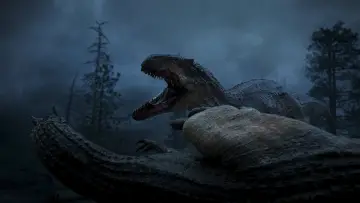 Zasłona к сериалу "Czego nie wiemy o dinozaurach" #1408411