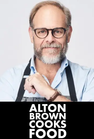 Alton Brown Cooks Food plakat