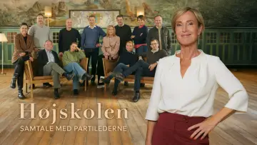 Højskolen - Samtaler med partilederne plakat