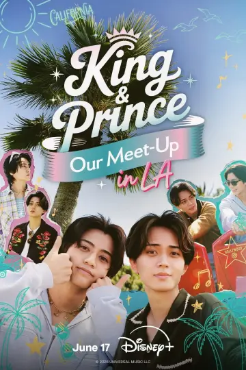 King & Princeがまちあわせ in LA plakat