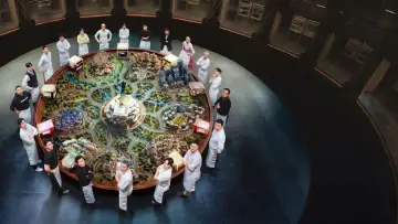 Zasłona к сериалу "Uliczny wojownik restauracyjny" #1230144