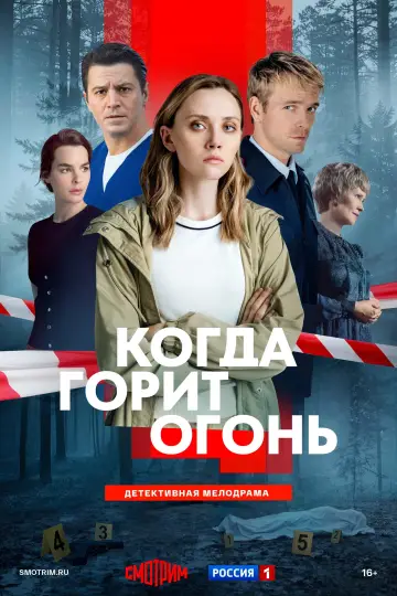 Когда горит огонь plakat