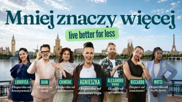 Zasłona do serialu "Mniej znaczy więcej. Live Better for Less" #1669393