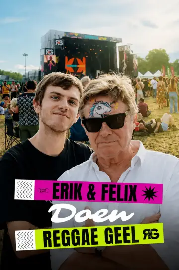 Erik & Felix doen Reggae Geel plakat