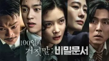 100일의 거짓말: 비밀문서 plakat