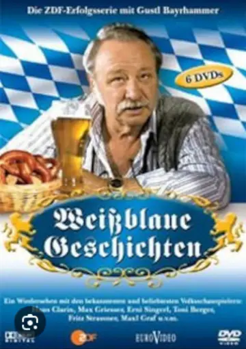 Weißblaue Geschichten plakat