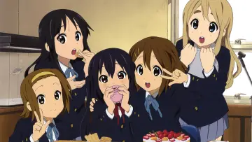 Zasłona к сериалу "K-On!" #1341850