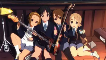 Zasłona к сериалу "K-On!" #1341855