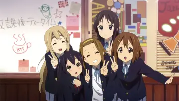 Zasłona к сериалу "K-On!" #1341856