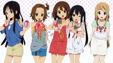 Zasłona к сериалу "K-On!" #1341875