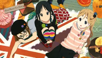 Zasłona к сериалу "K-On!" #1341886