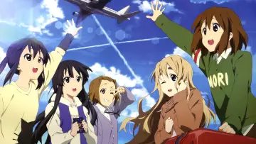 Zasłona к сериалу "K-On!" #1341889