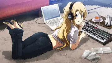 Zasłona к сериалу "K-On!" #1341895