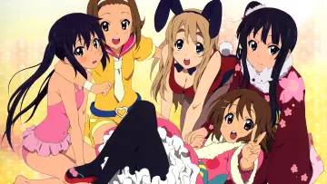 Zasłona к сериалу "K-On!" #1341896