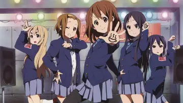 Zasłona к сериалу "K-On!" #1341908