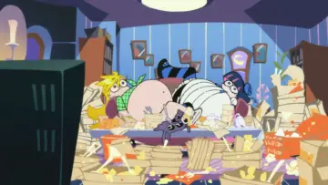 Zasłona к сериалу "Panty & Stocking with Garterbelt" #1380611