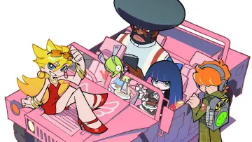 Zasłona к сериалу "Panty & Stocking with Garterbelt" #1380620