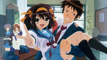 Zasłona к сериалу "Melancholia Haruhi Suzumiyi" #1394887