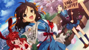 Zasłona к сериалу "Melancholia Haruhi Suzumiyi" #1394890