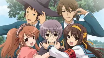 Zasłona к сериалу "Melancholia Haruhi Suzumiyi" #1394892