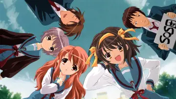 Zasłona к сериалу "Melancholia Haruhi Suzumiyi" #1394893